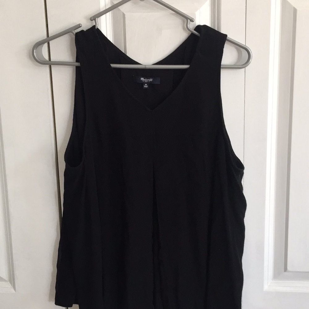 Madewell flowy Black tank top